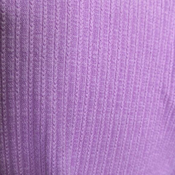 NWT Wild Fable Womens  Lilac Cropped Tie-Front Ribbed Cardigan Size Large - Picture 4 of 4